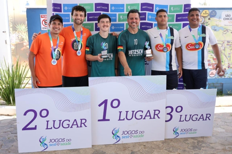 Dupla da Netzsch Moagem venceu no futevôlei masculino