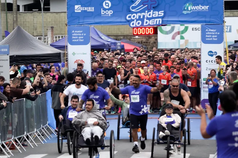 Proposta do Corridas do Bem é ser circuito inclusivo