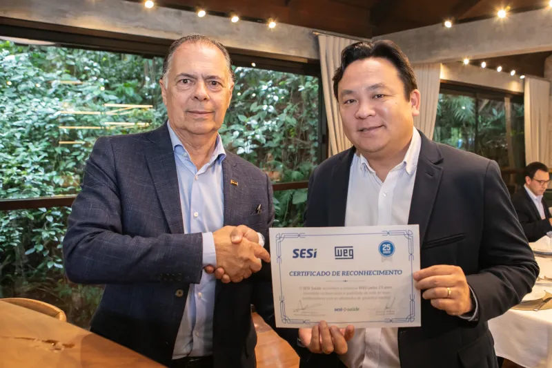 WEG e SESI comemoram 25 anos de parceria por ginástica laboral