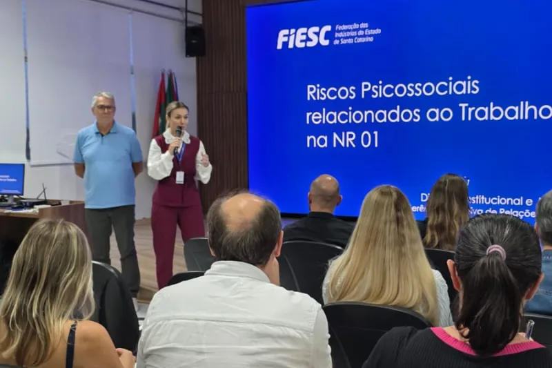 FIESC promove debates regionais sobre atualização da NR-1