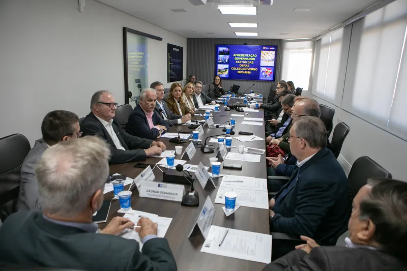 Reunião foi realizada na Fetrancesc, em Florianópolis (foto: Filipe Scotti)