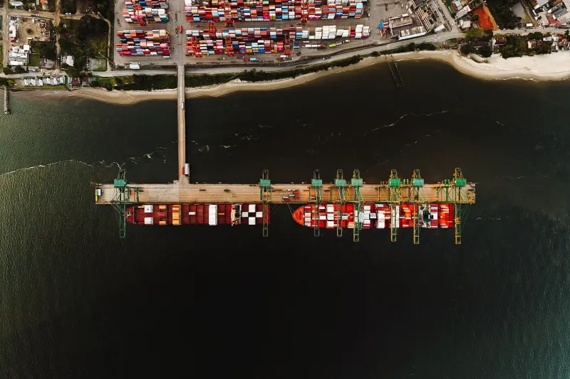 Porto Itapoá se consolidou como o terminal de contêineres que mais movimentou cargas por cabotagem na Região Sul do Brasil. Foto: Divulgação/Porto de Itapoá