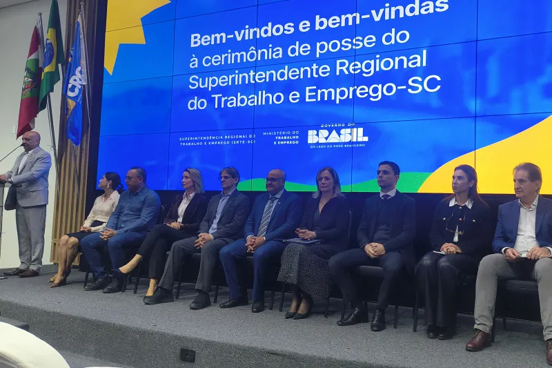 Cerimônia foi realizada no auditório do Conselho Regional de Contabilidade de Santa Catarina (CRC-SC).
