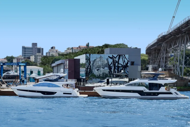 SC concentra 70% da produção nacional de barcos a motor. (Divulgação Schaefer Yachts) 