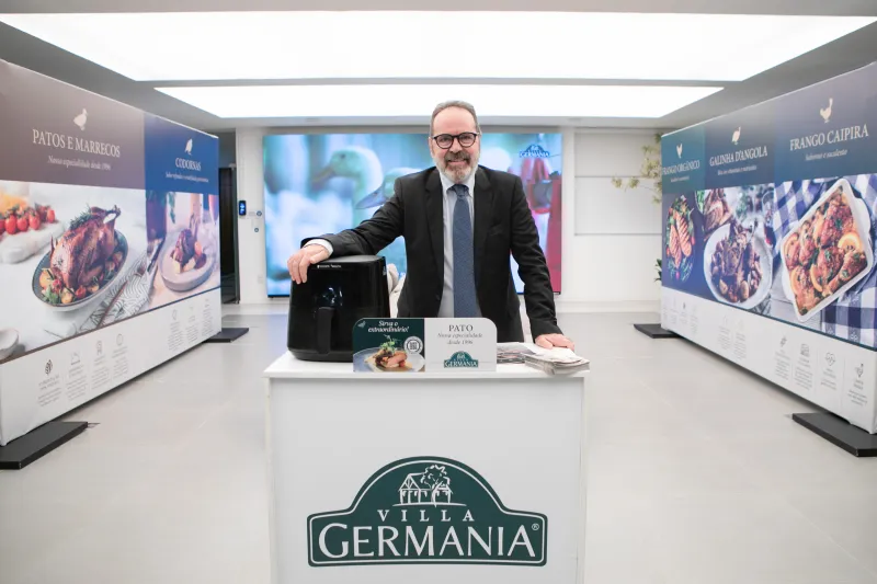 Com foco em carnes de aves, Villa Germania apresenta modelo de negócio global na FIESC