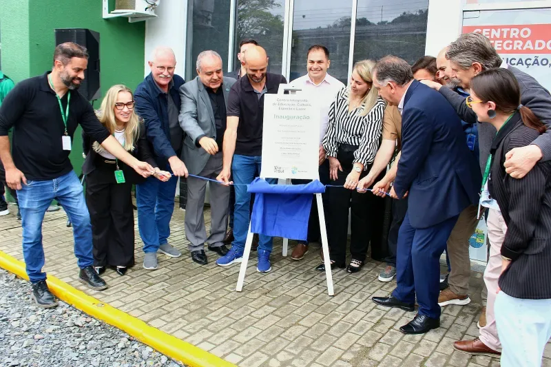 A FIESC Alto Vale cedeu o espaço do antigo SENAI, em Rio do Sul, para a criação do Centro Integrado de Educação, Esporte, Cultura e Lazer. (Foto: Debora Claudio)