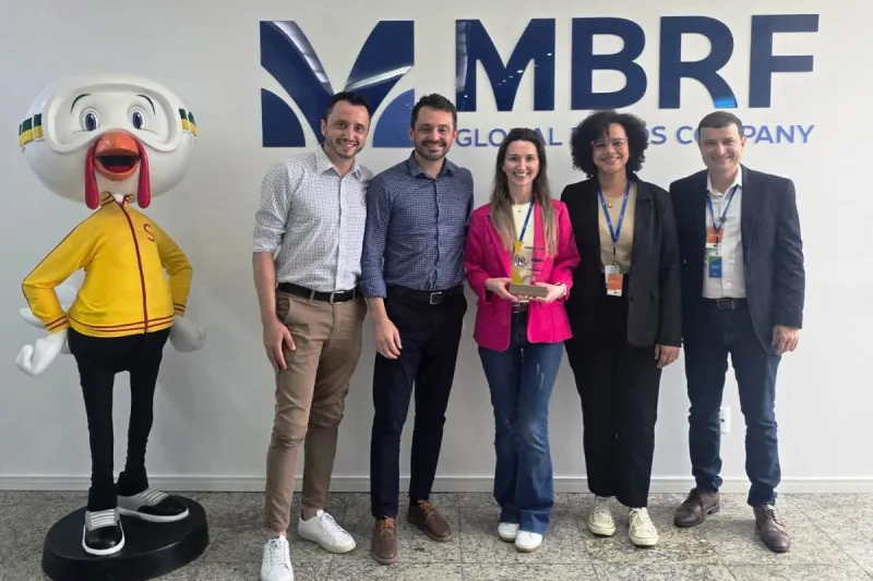 Rede de restaurantes do SESI/SC é reconhecida como melhor fornecedora da MBRF na área de facilities