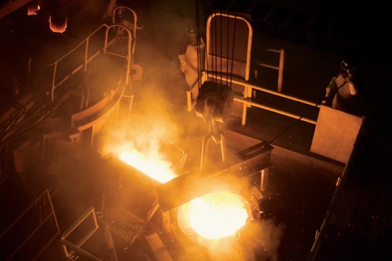 Segmento de metalurgia tem recuo de 12,4% no faturamento entre janeiro e novembro. (Foto: Tempo Editorial) Segmento de metalurgia tem recuo de 12,4% no faturamento entre janeiro e novembro