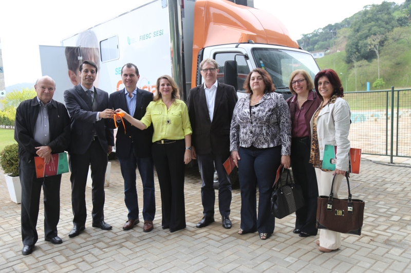 Unidade móvel do programa SESI Ciências. Foto: Pedro Waldrich Unidade móvel do programa SESI Ciências. Foto: Pedro Waldrich