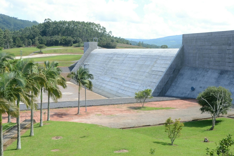  Barragens de Ituporanga e Taió estão entre as obras de contenção de cheias (foto: Jaqueline Noceti/Secom)