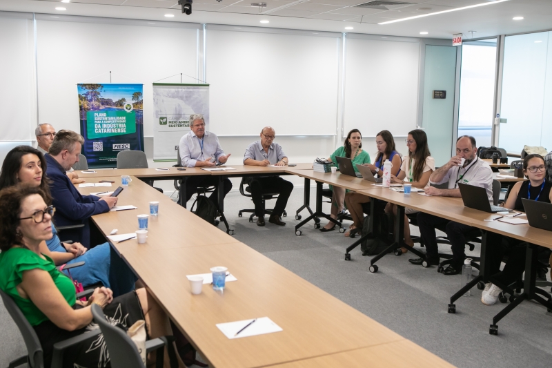 Reunião híbrida da Câmara de Meio Ambiente debateu regulação do mercado de carbono. (Foto: Filipe Scotti)