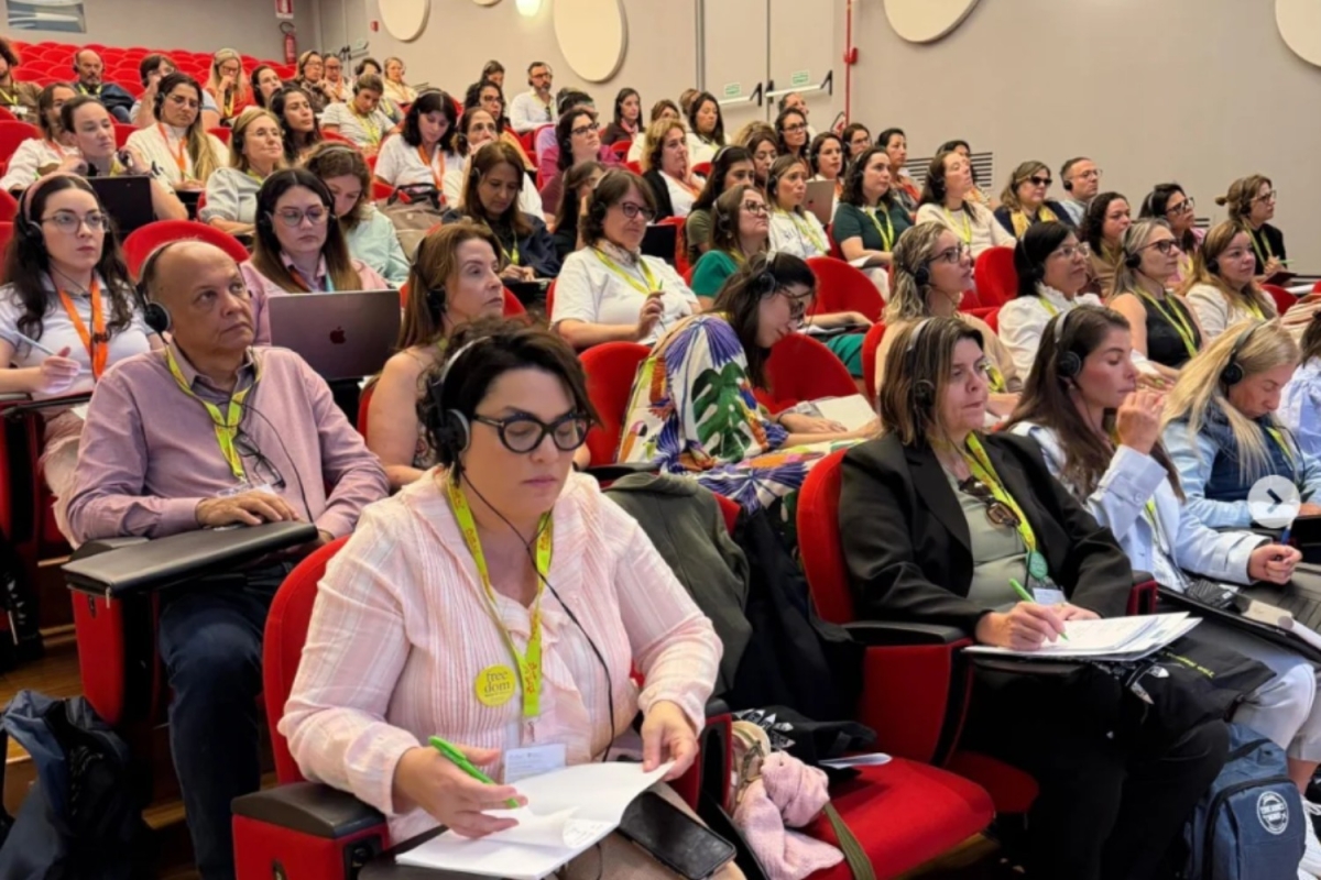 Representantes do Sesi acompanham evento na Itália.